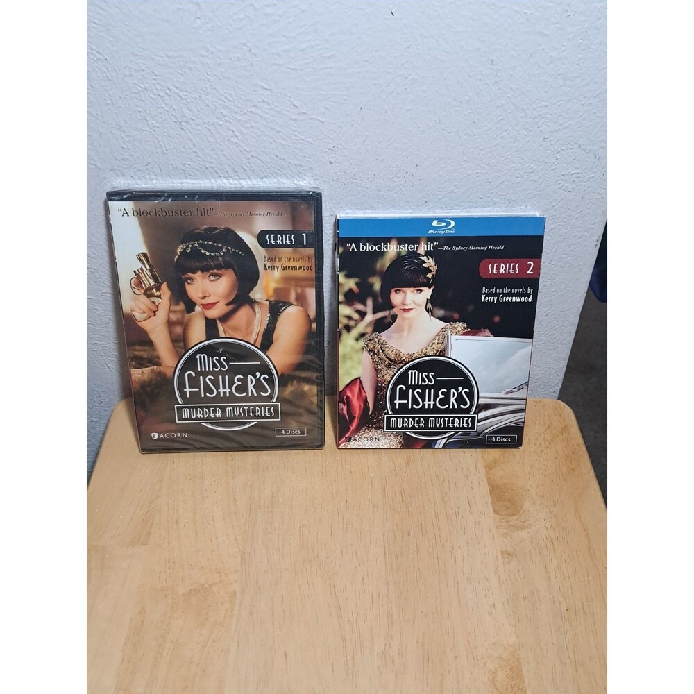 BRAND NEW SEALED Miss Fisher's Murder Mysteries Series 1 DVD Series 2 Blu-ray